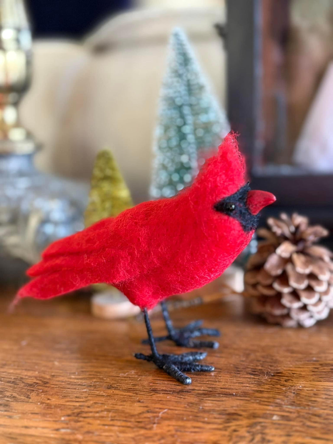 Cardinal Needle Felting Class