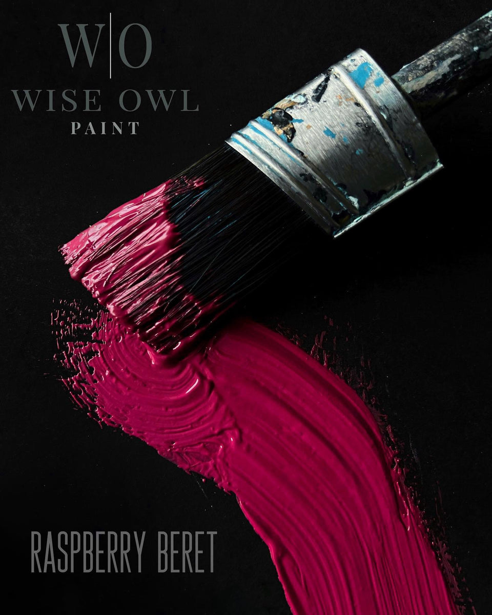 Wise Owl Chalk Synthesis Paint - Rasberry Beret – Dogwood Exchange