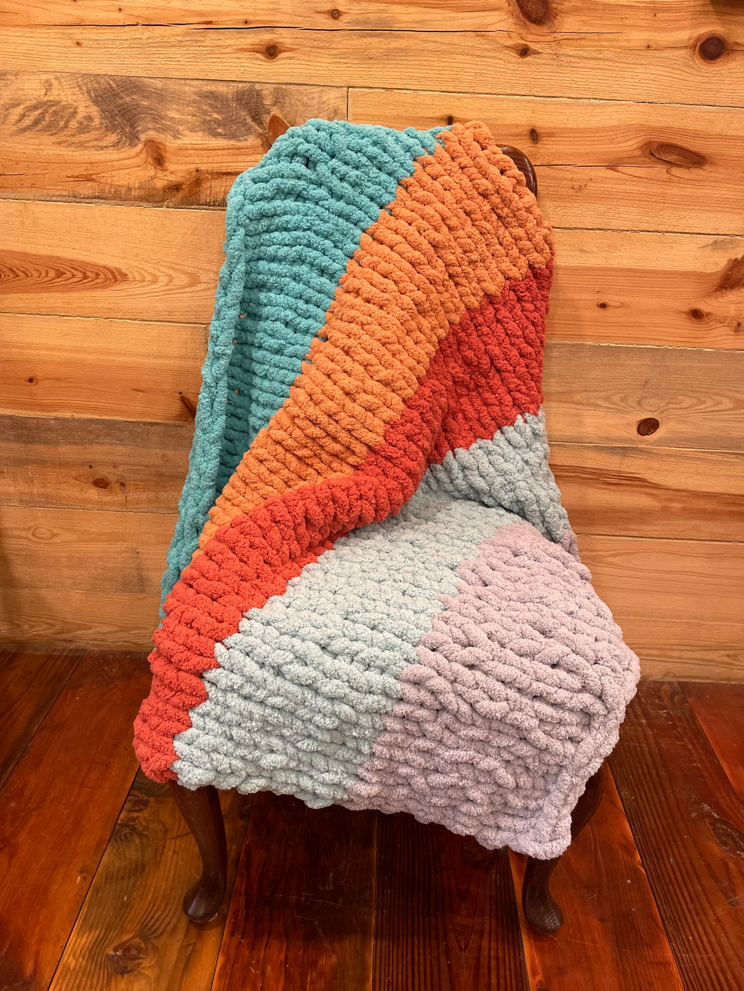 Chunky Hand Knit Blanket Class 12/18 5-8 CST