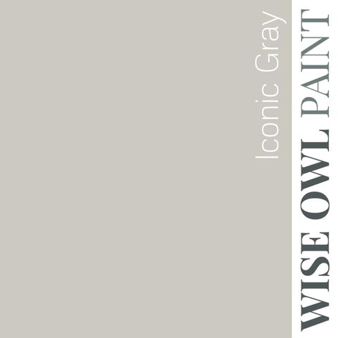 Iconic Gray fashion Wise Owl One Hour Enamel Paint | Cabinet Paint | Furniture Paint